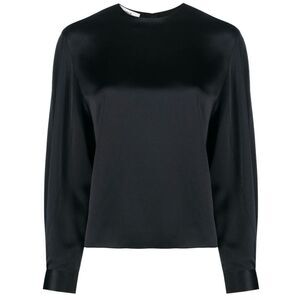 NWT Vince Silk Pleated Cuff Blouse